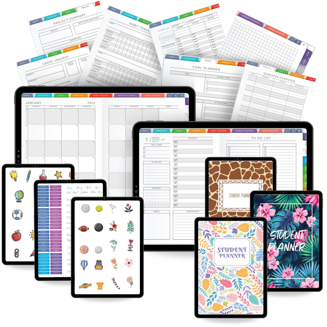 ScholarSync™ - Student Planner Bundle